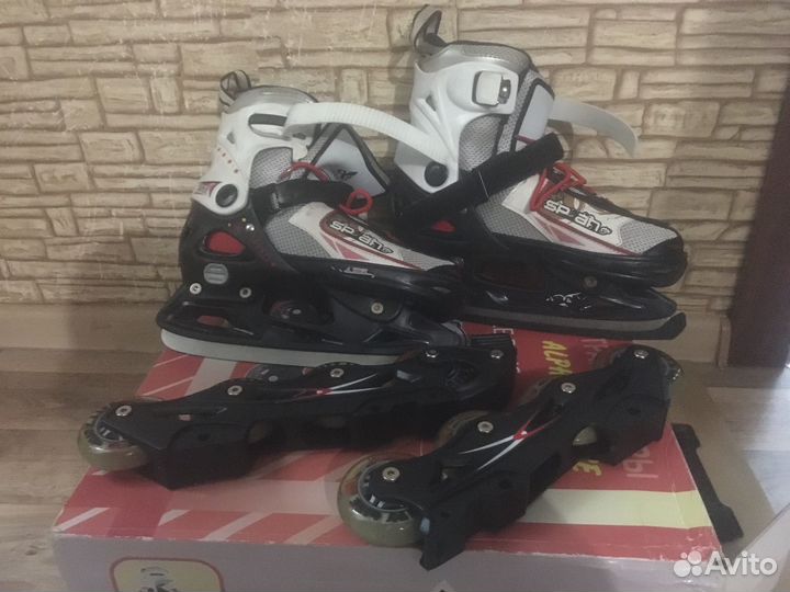 Роликовые коньки детские раздвижные