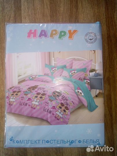 Белье постельное LOL для девочек