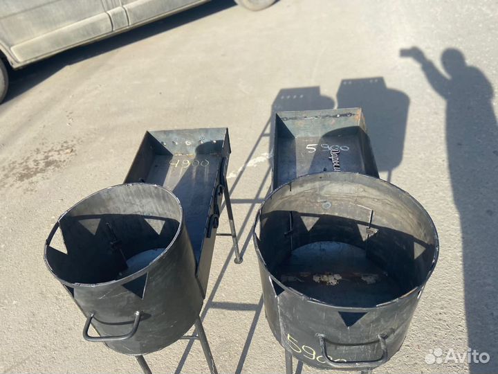 Мангал с очагом