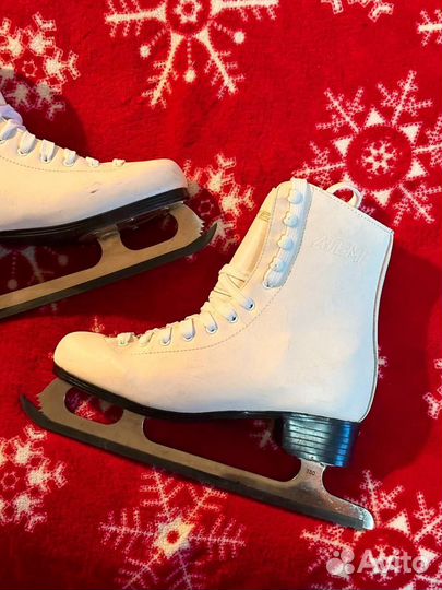 Фигурные коньки Atemi, 39 размер, белые