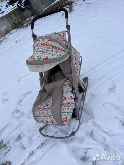 Коляска санки