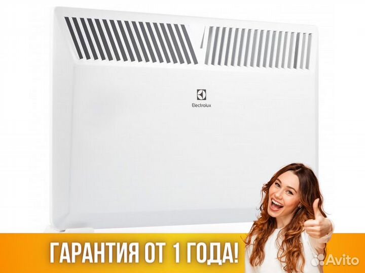 Обогреватель Конвектор Электрический Electrolux