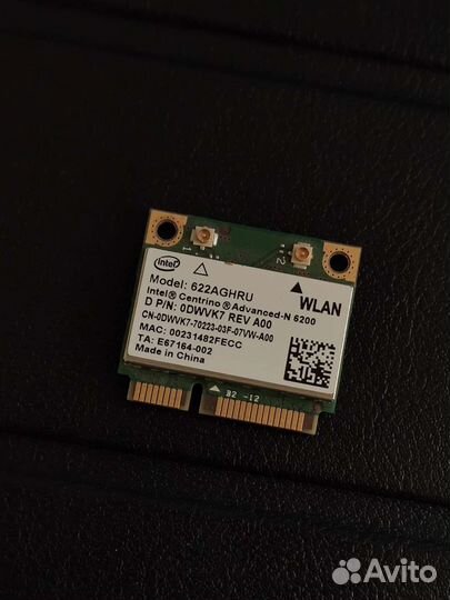 Адаптер wifi intel 6200 622aghru бесплатно