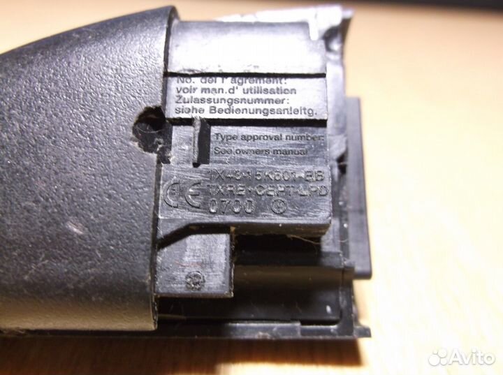 1X43-15K601-BB Jaguar remote key 4 buttons