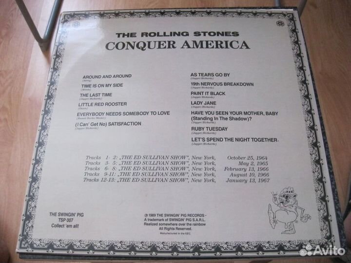 The Rolling Stones Conquer America White Vinyl