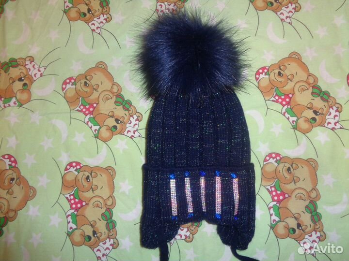 Зимняя шапочка для девочки