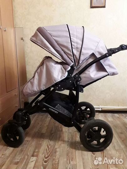 Коляска 2 в 1 Pituso Confort plus 2 в 1 Кожа