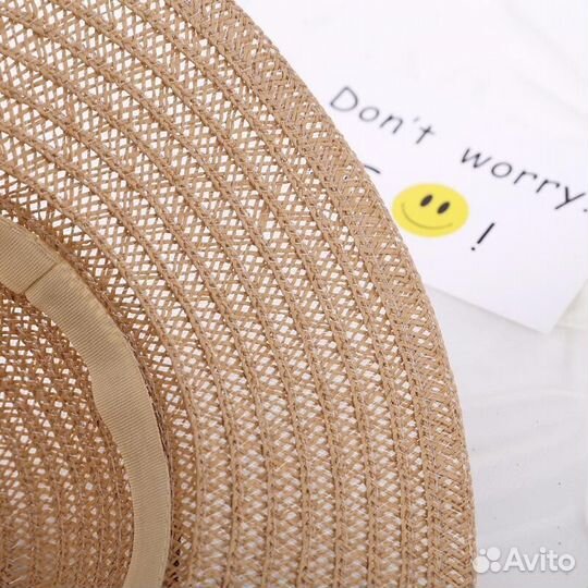 Шляпа соломенная