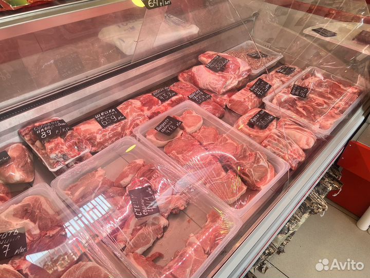 Мясной магазин, прибыль 150 000, готовый бизнес