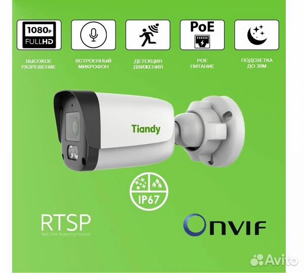 Уличная IP камера видеонаблюдения со звуком