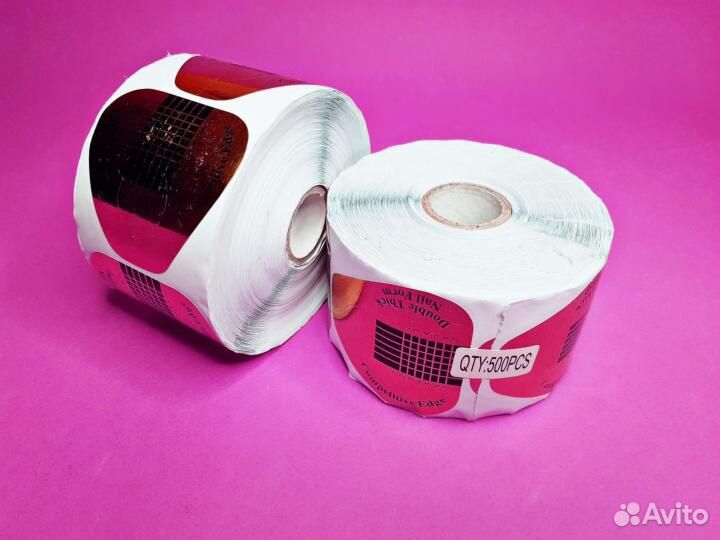 Формы для наращивания ногтей(бумажные-пластиковые)