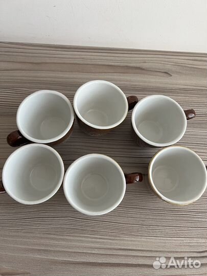 Кофейные чашки набором 6 шт