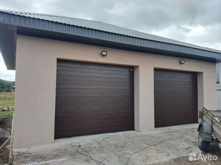 Гаражные секционные ворота