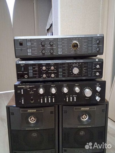 Усилители Барк 50/100У-068C + Одиссей У-010C Hi-Fi