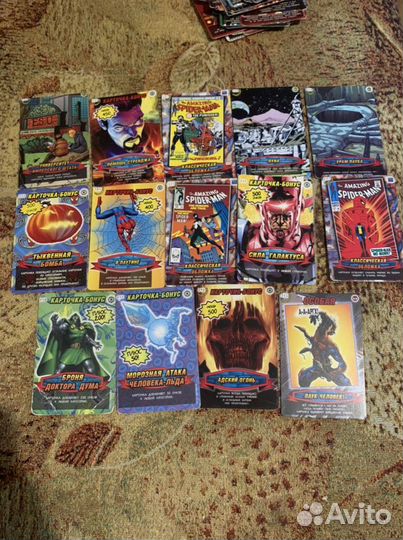 Карточки человек паук