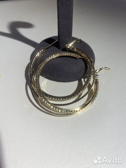 Стильные, красивые серьги - кольца