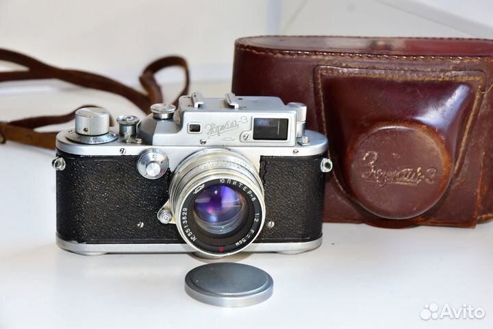 Зоркий-3 ранний 1955 г.в. пленочная камера СССР