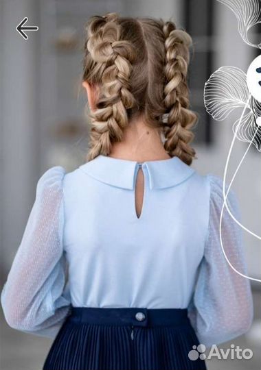 Блузка школьная