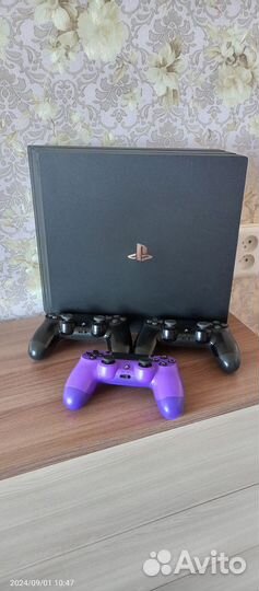 Sony playstation 4 pro 1tb с играми