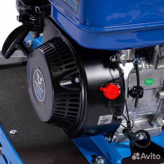 Мотобуксировщик нева мс1-ZS (GB225) с модулем