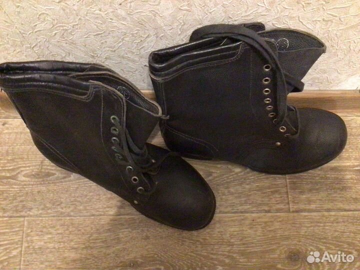 Берцы армейские кожаные гвоздевые размер 43-44