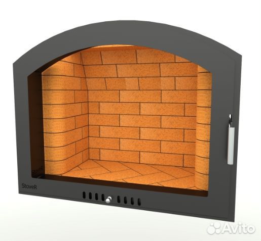 Дверка каминная