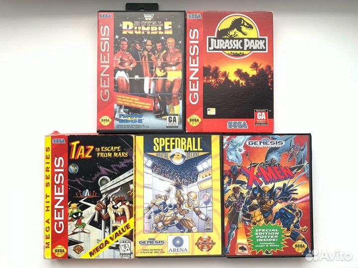 Sega Genesis игры лицензионные