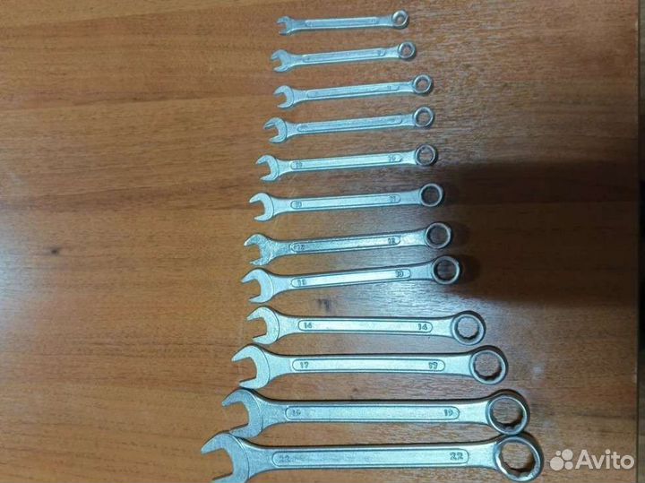 Гаечные комбинированные ключи 12/9шт