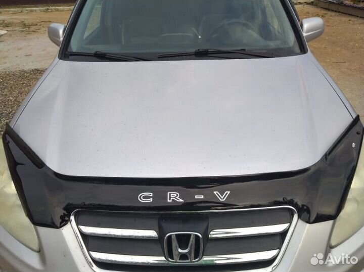 Дефлектор капота Honda CR-V 2002-2007 длинная