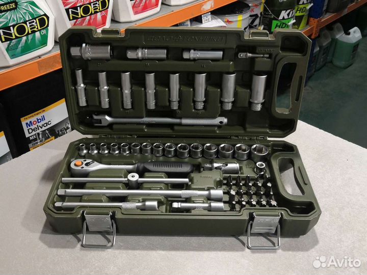 Набор головок и принадлежностей 3/8 55 пр дт