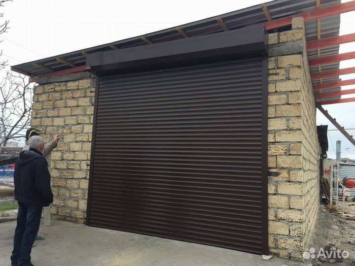 Роллетные ворота для гаража, дома новые любой тип
