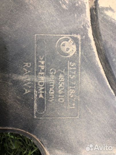 Защита топливного бака левая Bmw 5 F10 N52B25 2011