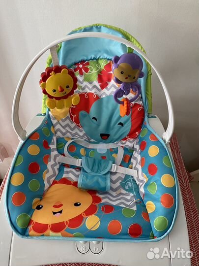 Детское кресло-качалка с вибрацией 0+