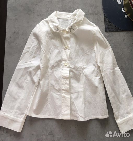 Блузка белая для девочки Lapin house