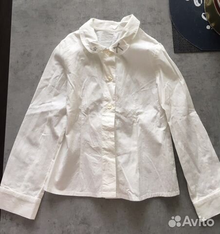 Блузка белая для девочки Lapin house