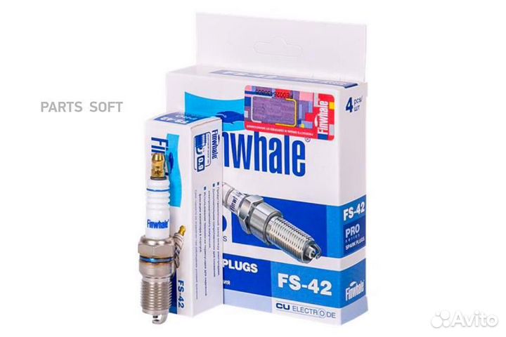 Finwhale Свеча зажигания 4шт