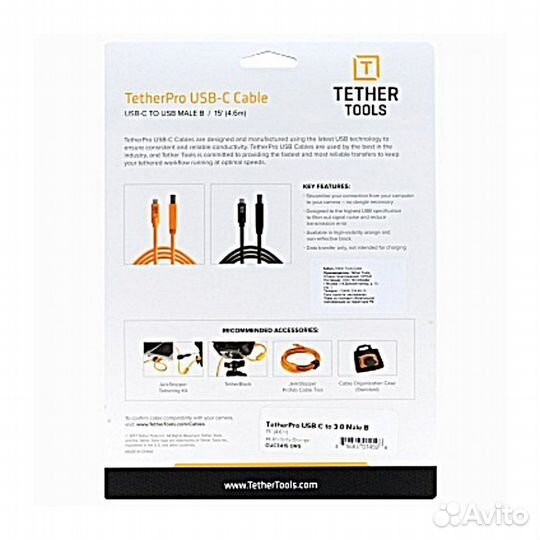 Кабель Tether Tools TetherPro USB-C to USB 3.0 Mal