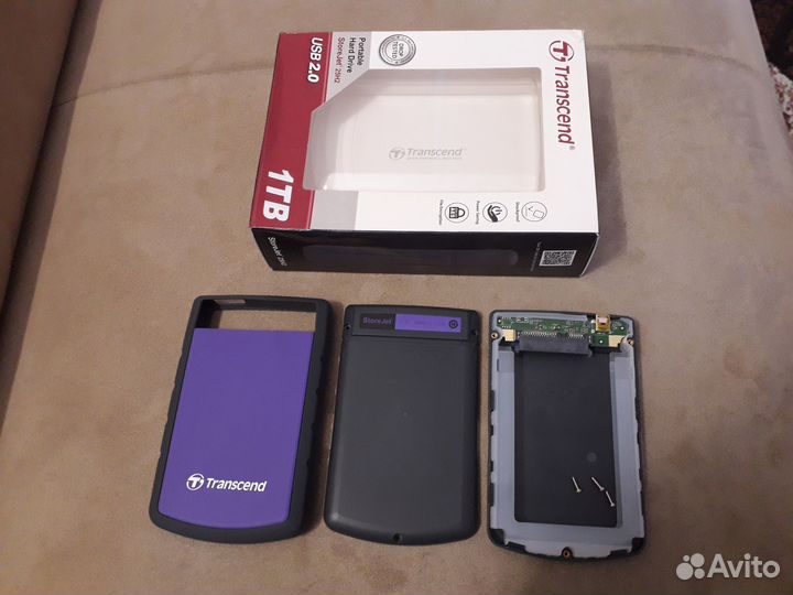 Transcend бокс корпус 1TB 2.0 USB