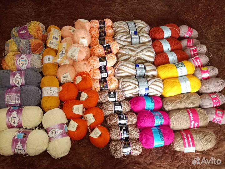 Пряжа в ассортименте