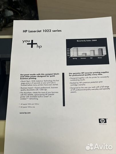 Принтер лазерный HP 1022