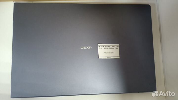 Ноутбук dexp Atlas M15-I3W302