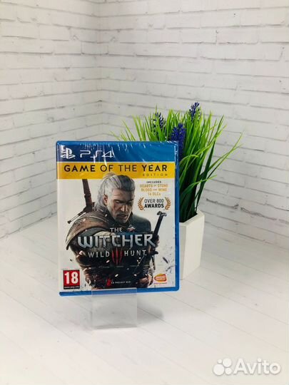 Диск PS4 Witcher Ведьмак Wild Hunt 3