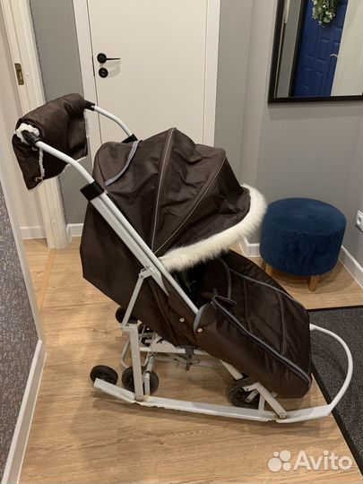 Санки коляска pikate. На брони до 19 ч. 15.11