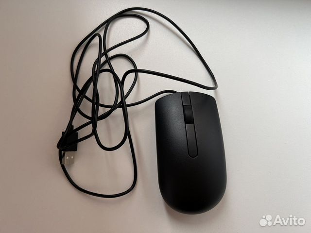 Мышь проводная Dell MS116, черный