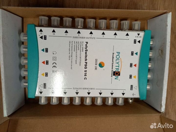 Каскадируемый телевизионный мультисвитч PSG 516 C