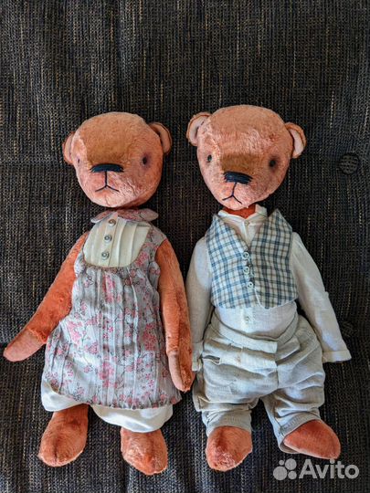 Винтажные медведи ручной работы