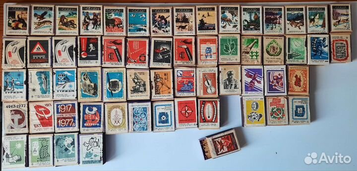 Коллекция Спички СССР в деревянном коробке