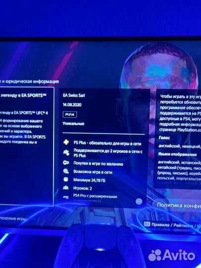 UFC 4 Deluxe Editiion PS4/PS5 на русском