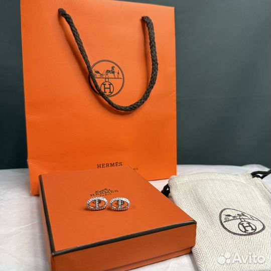 Серьги Hermes