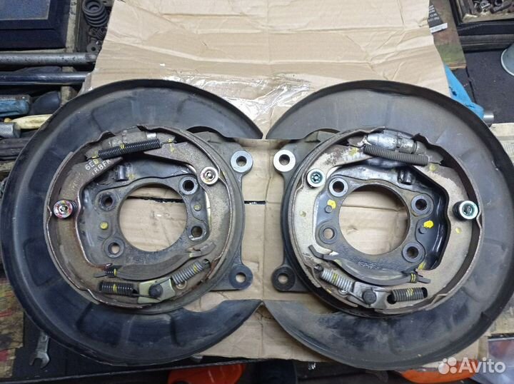 Щит тормозной задний 2шт хендай гетз